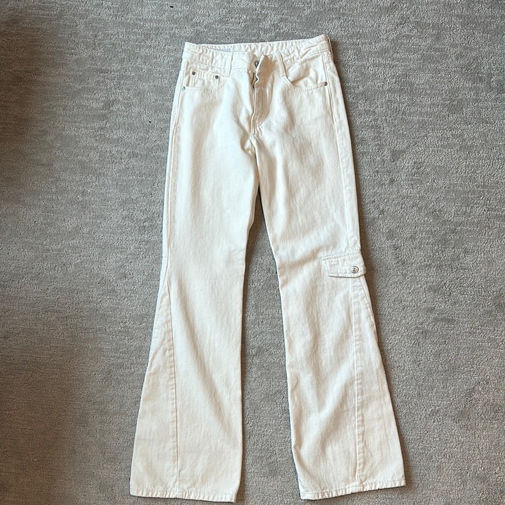Zara White Jeans